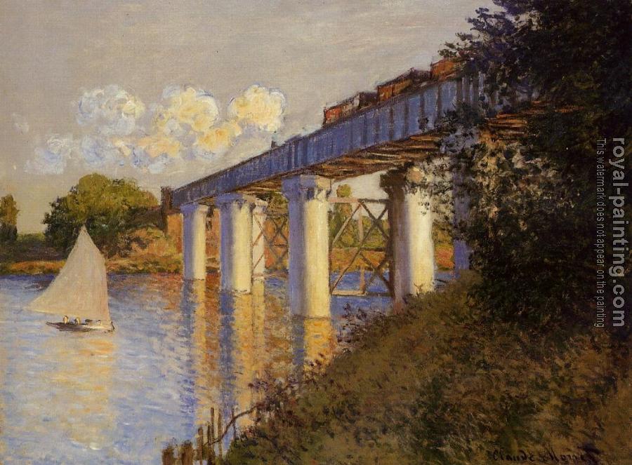 Claude Oscar Monet : The Railway Bridge at Argenteuil IV